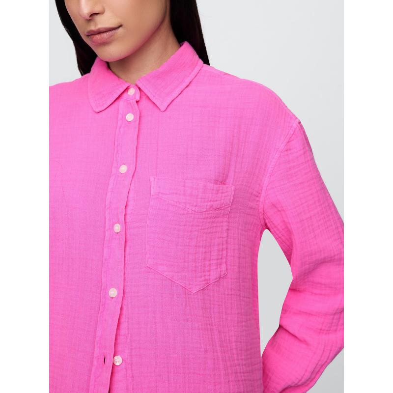 Mušelínová oversize košile Gap