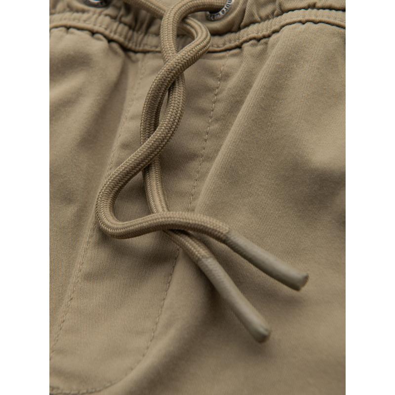 Férfi laza rövidnadrág cargo zsebekkel - világos olíva V3 OM-SRCG-0194