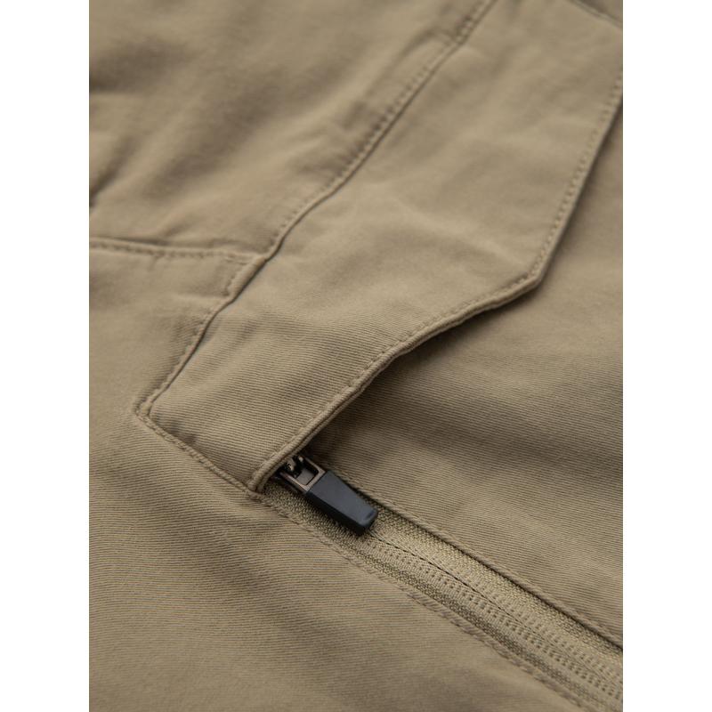 Férfi laza rövidnadrág cargo zsebekkel - világos olíva V3 OM-SRCG-0194