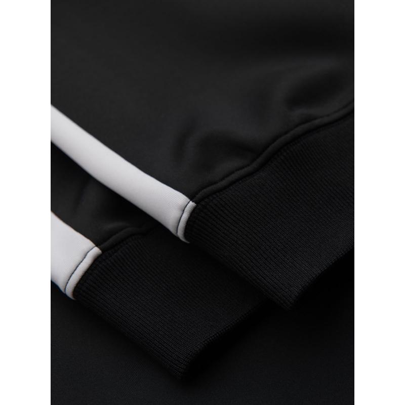 Férfi melegítő nadrág bordás mandzsettával és díszítő cipzárral - homok V6 OM-PASK-0226