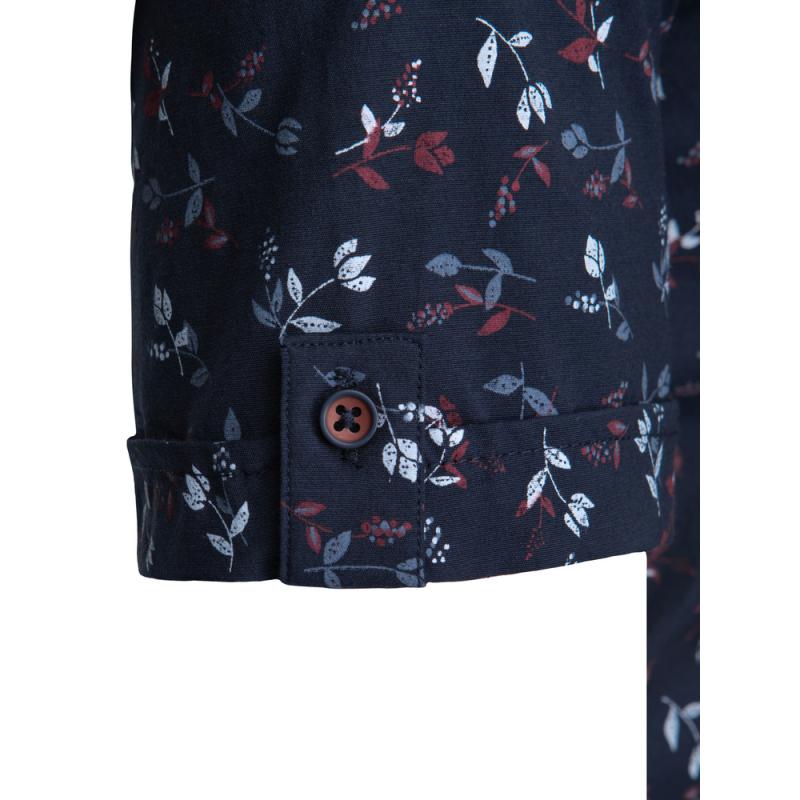 Férfi ing, rövid ujjú, sötétkék