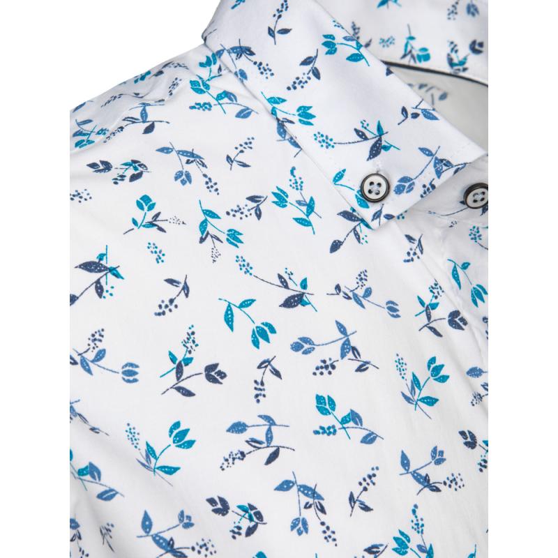 Férfi ing, rövid ujjú, fehér