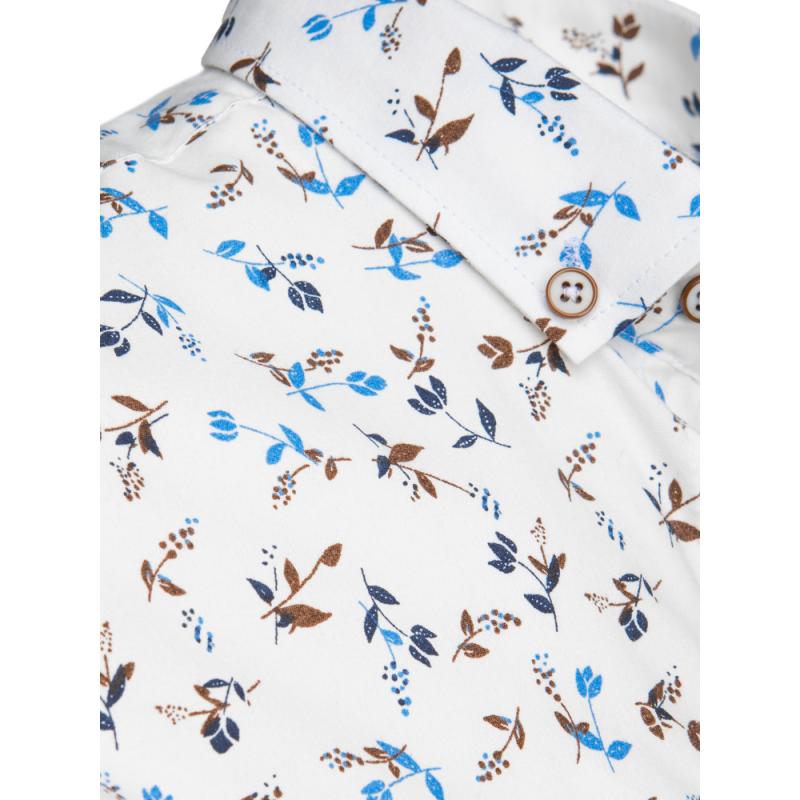 Férfi ing, rövid ujjú, fehér