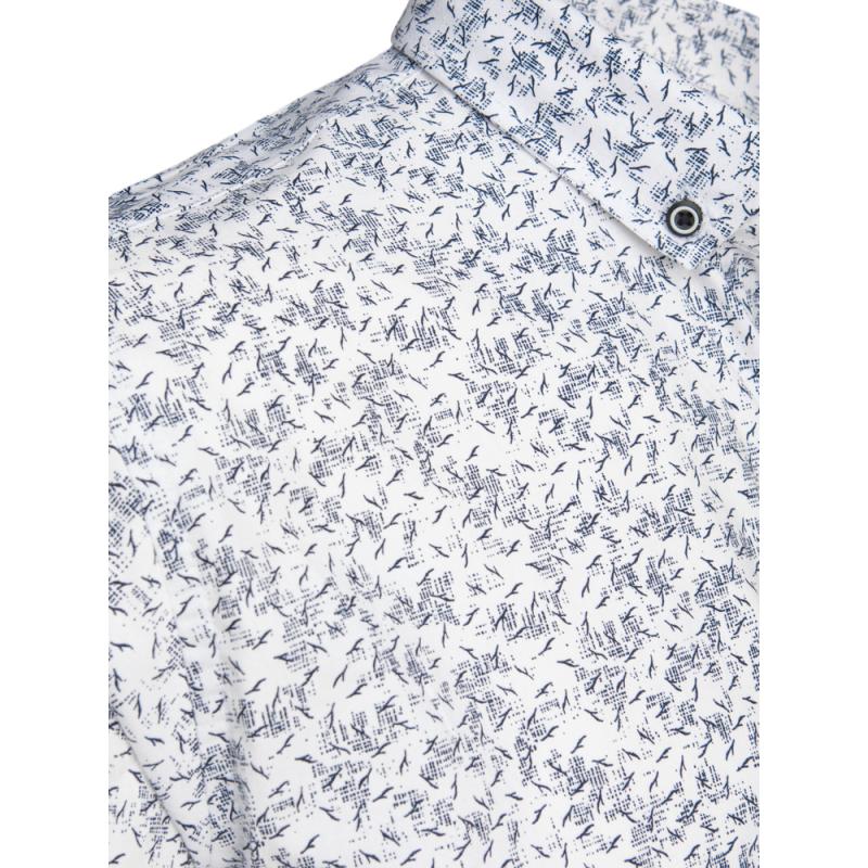 Férfi ing, rövid ujjú, fehér