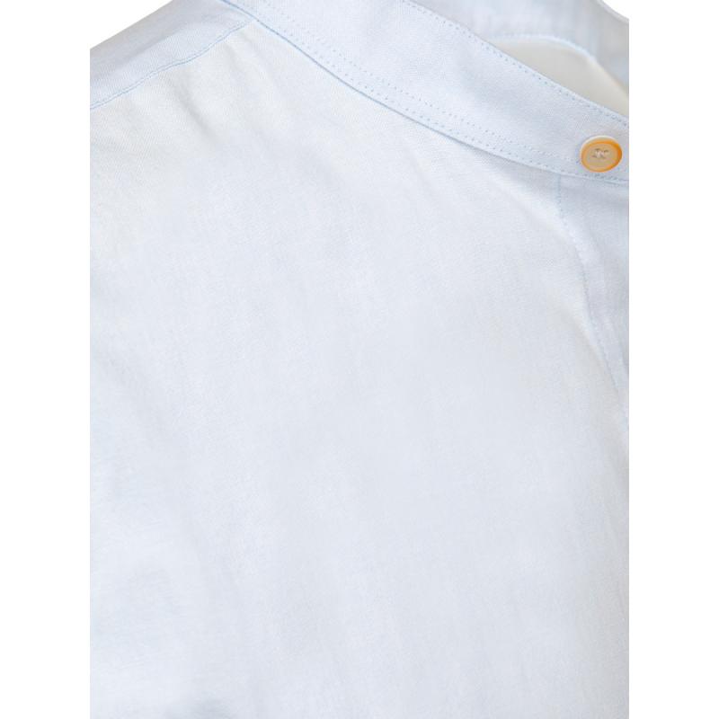 Férfi ing rövid ujjú, kék