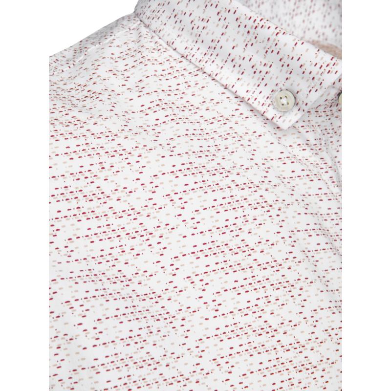 Férfi ing, rövid ujjú, fehér