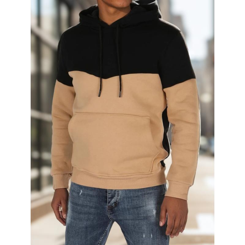 Pánská mikina basic s kapucí černá