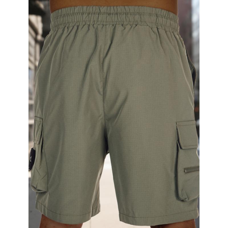 Pánské látkové kraťasy zelené