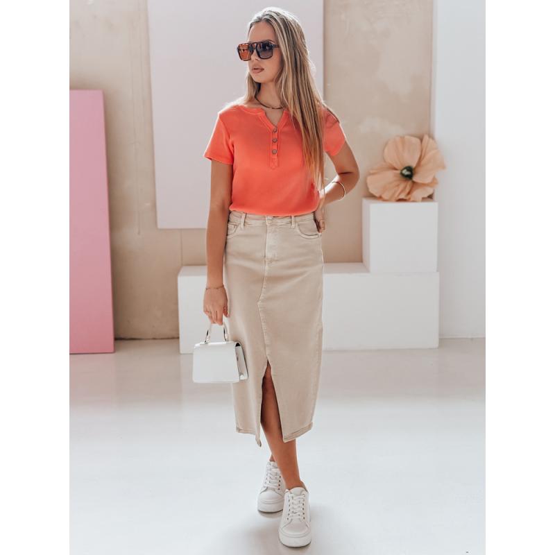 Dámska rebrovaná blúzka KISS LOOK ružová