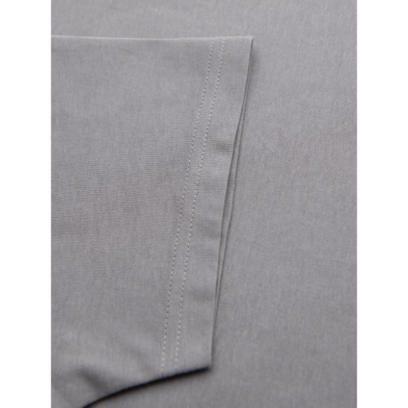 Férfi klasszikus pamut BASIC póló - szürke V3 OM-TSBS-0236