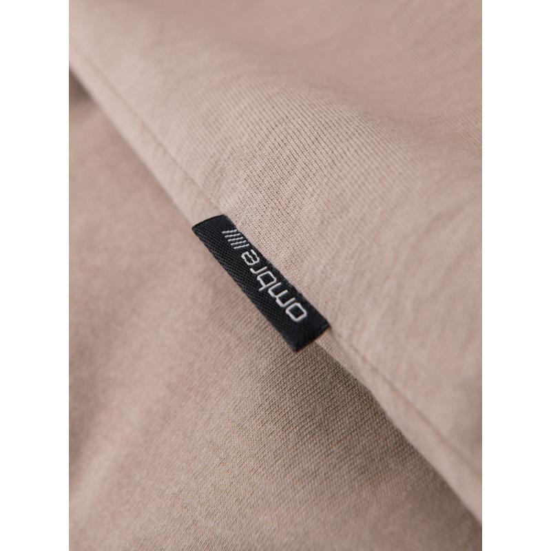 Klasszikus BASIC férfi pamut póló - homok V11 OM-TSBS-0236