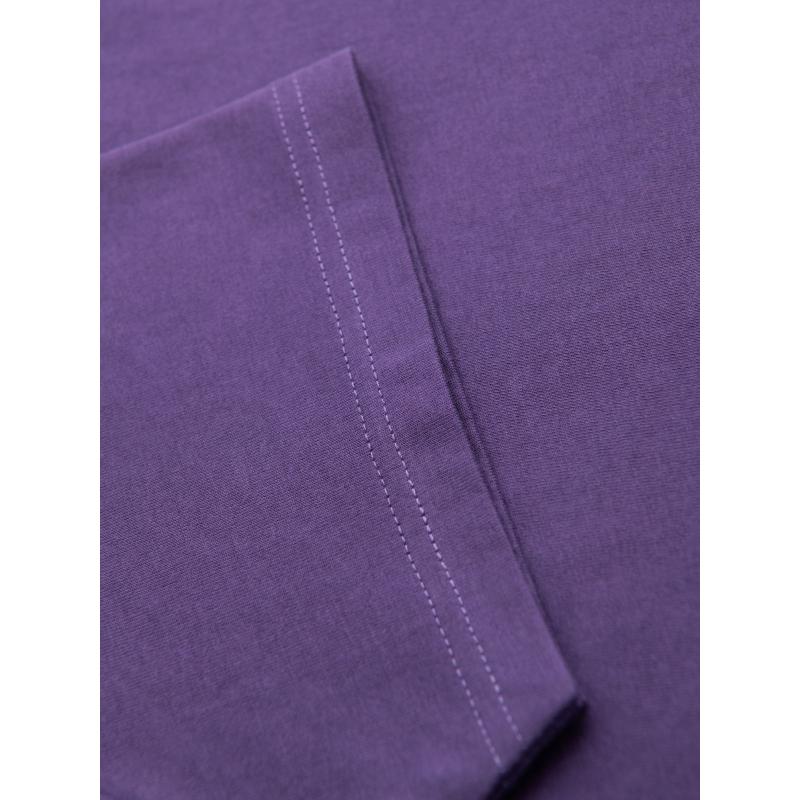Klasszikus BASIC férfi pamut póló - lila V13 OM-TSBS-0236