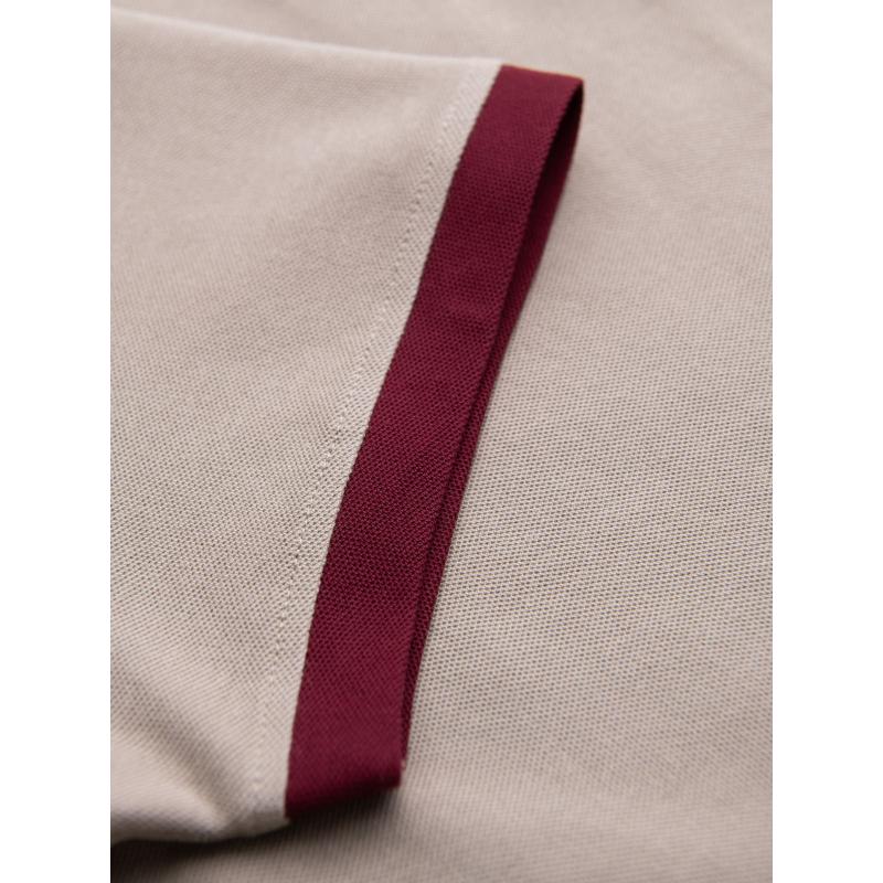 Klasické pánske bavlnené tričko BASIC - tmavomodré V2 OM-TSBS-0236