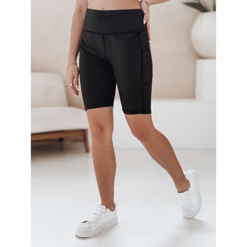 Női kerékpáros rövidnadrág SPORT LOVER fekete