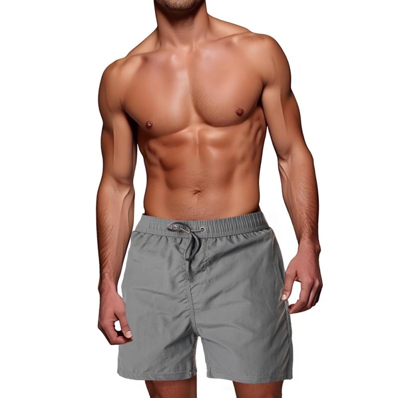 Férfi fürdőnadrág világosszürke