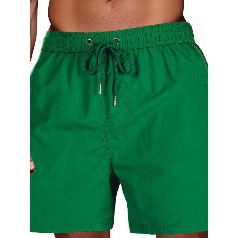 Férfi fürdőnadrág sötétzöld