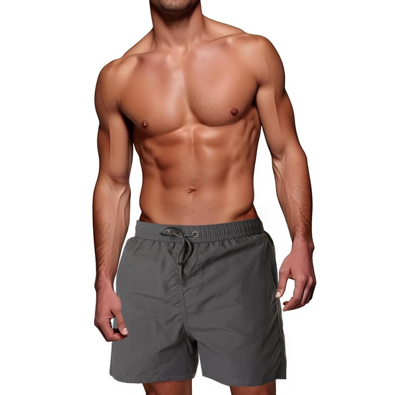 Férfi fürdőnadrág sötét szürke