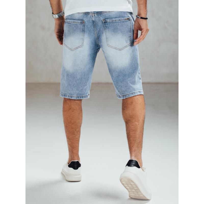 Pánské džínové kraťasy, modré