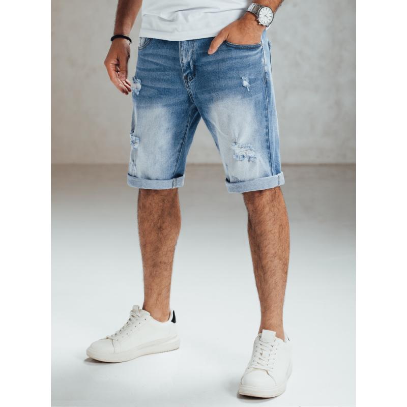 Férfi farmerrövidnadrág, kék