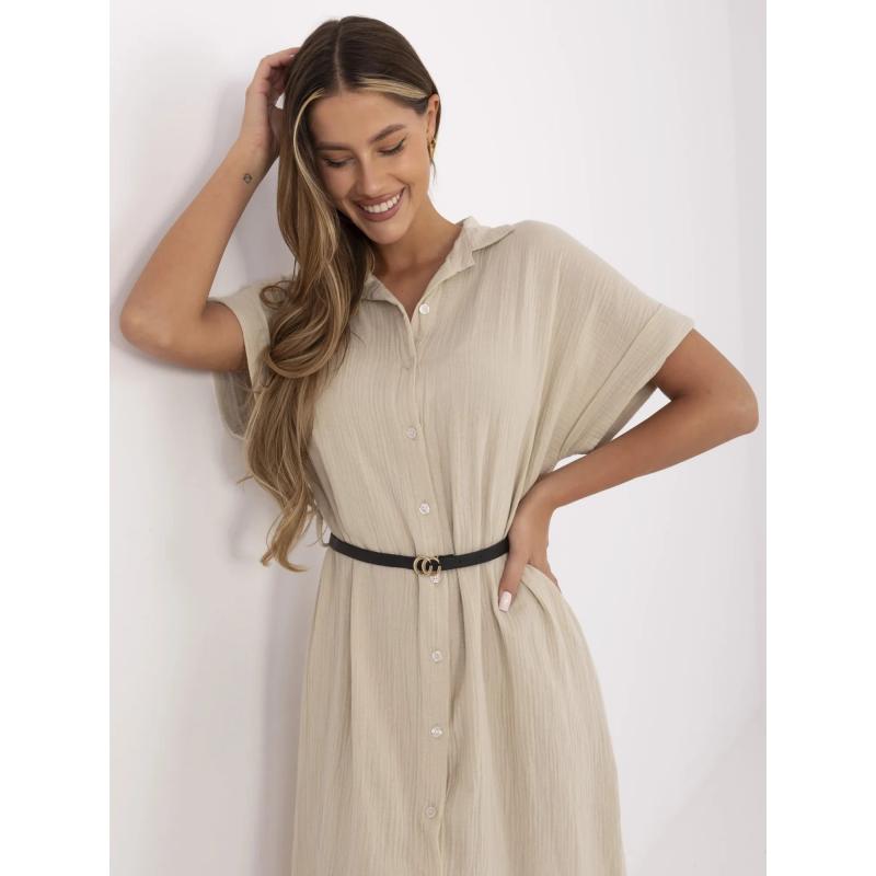 Bézs muszlin ingruha