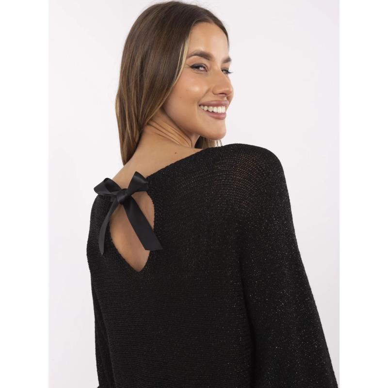 Lila obojstranný sveter s krátkymi rukávmi