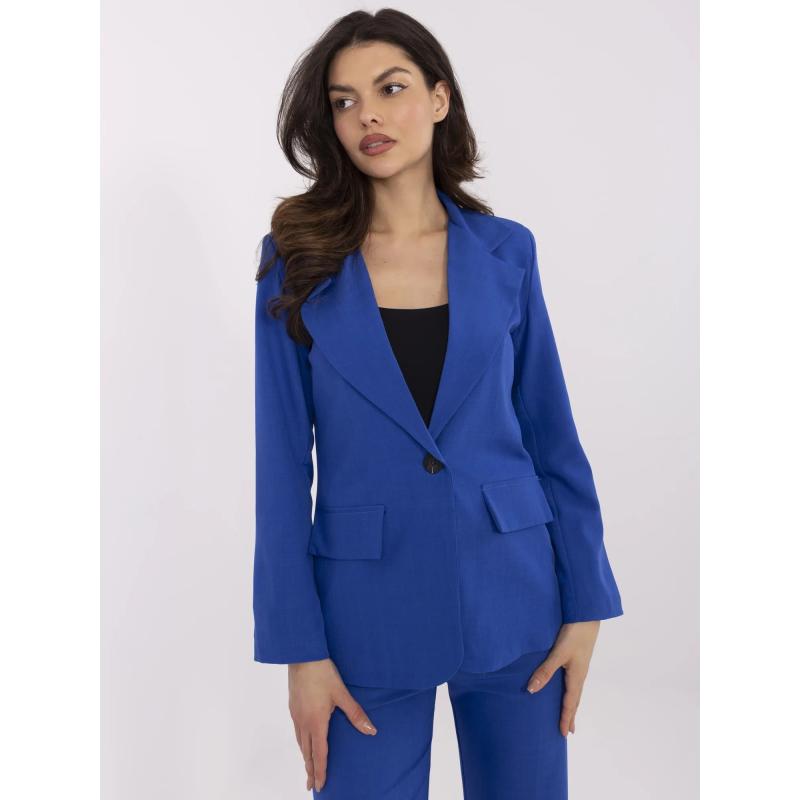 Kobaltkék, elegáns öltönykabát