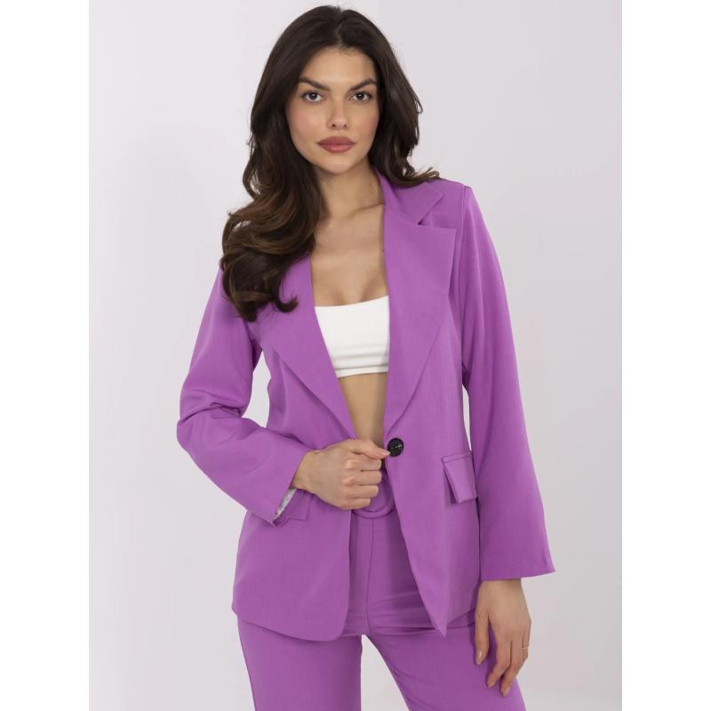 Lila, testre szabott női kabát