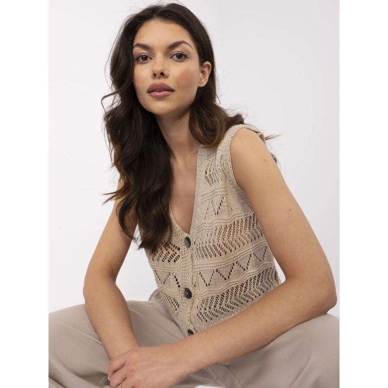 Špinavě fialový klasický svetr z bavlny