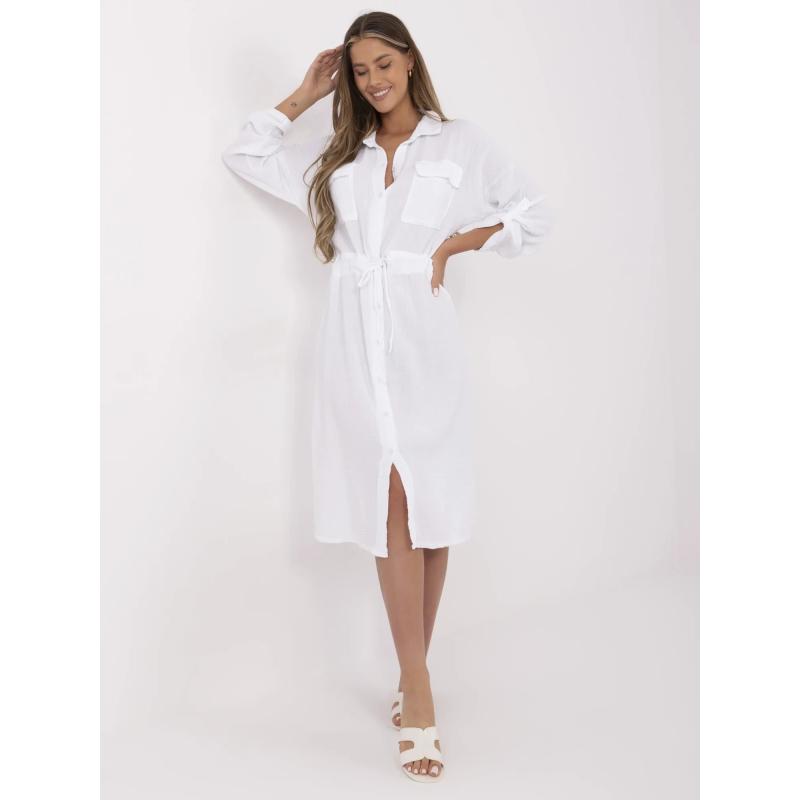 Fehér muszlin pamut ingruha