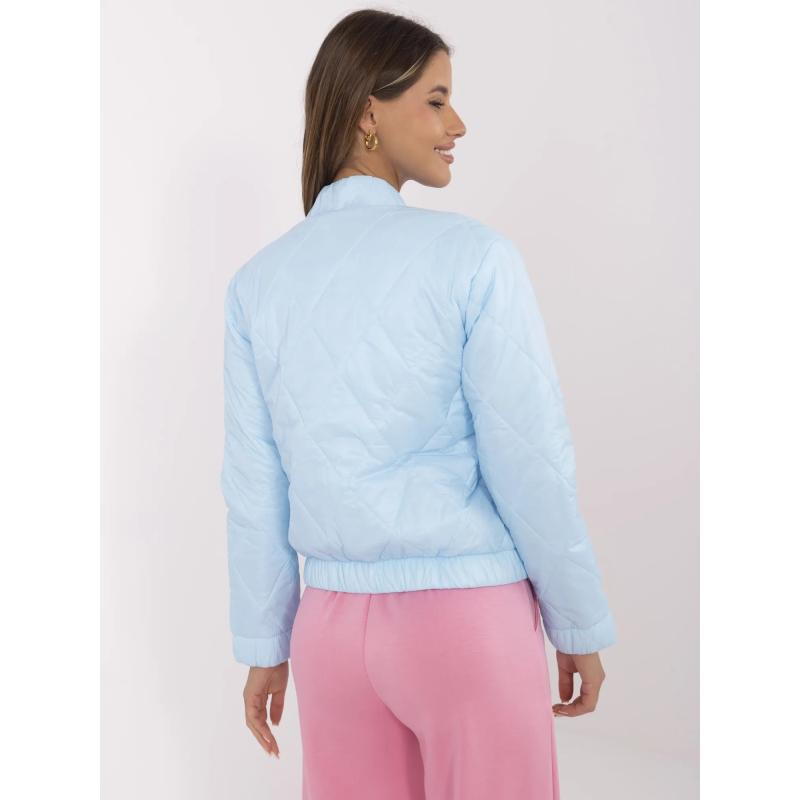 Svetlo modrá bomberová bunda