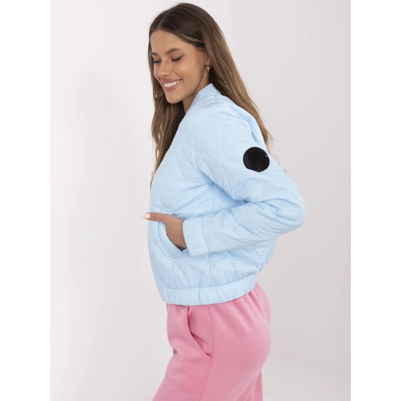 Svetlo modrá bomberová bunda