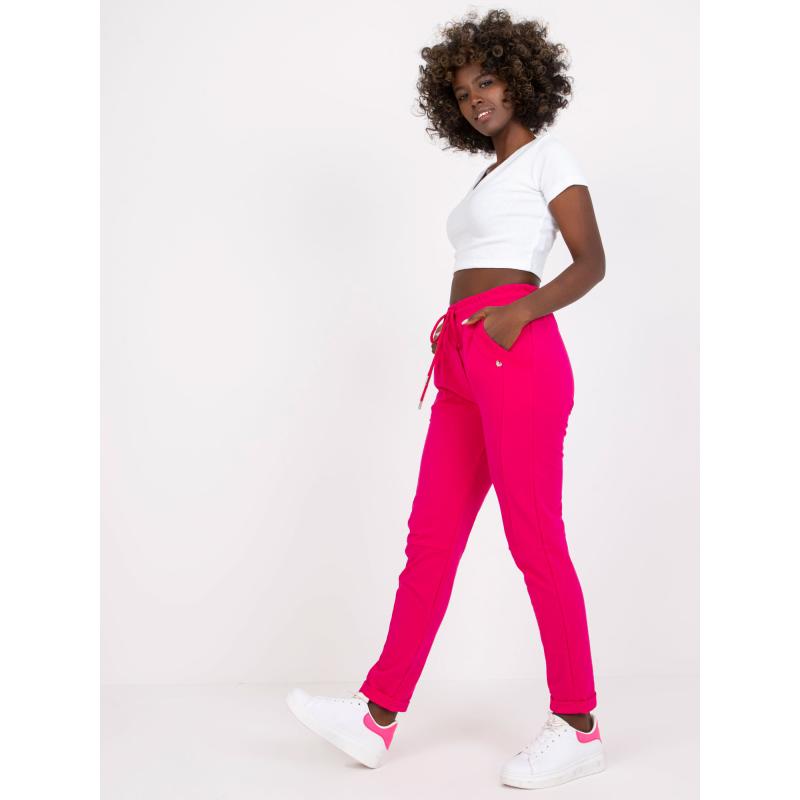 Fukszi alap pamut melegítőnadrág