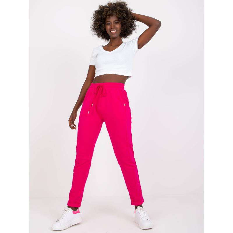 Fukszi alap pamut melegítőnadrág