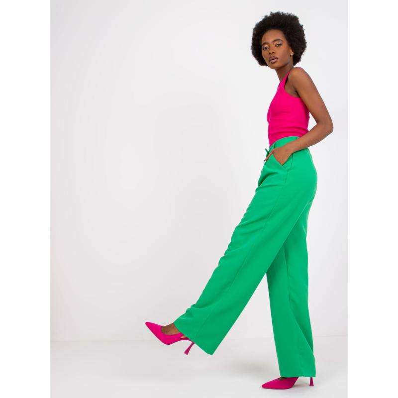 Fuchsiové basic pruhované tričko Eston RUE PARIS