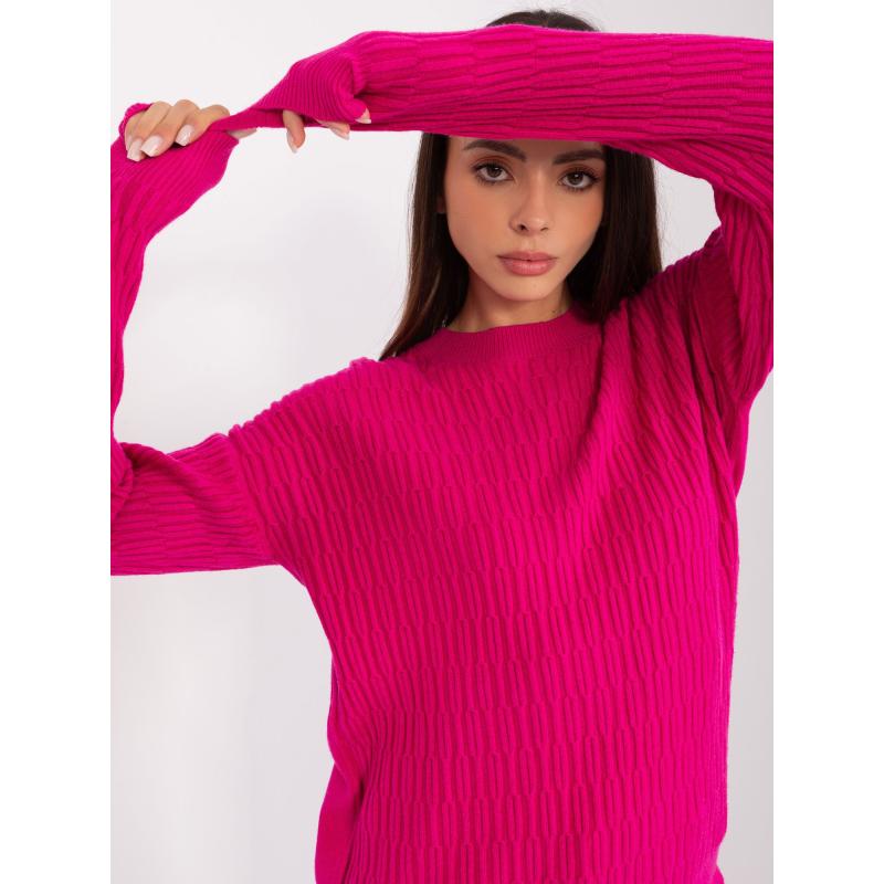 Ecru dámsky sveter s širokými rukávmi RUE PARIS