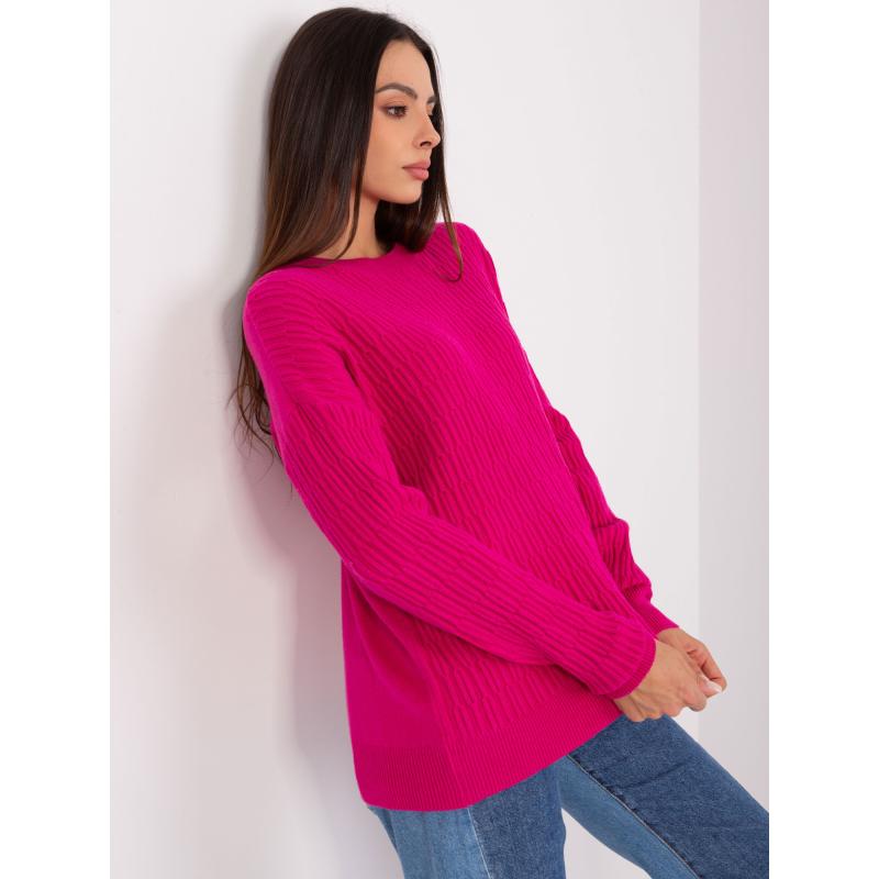 Ecru dámsky sveter s širokými rukávmi RUE PARIS