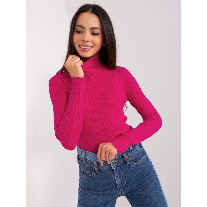 Ecru-čierny dámsky sveter s pruhmi RUE PARIS