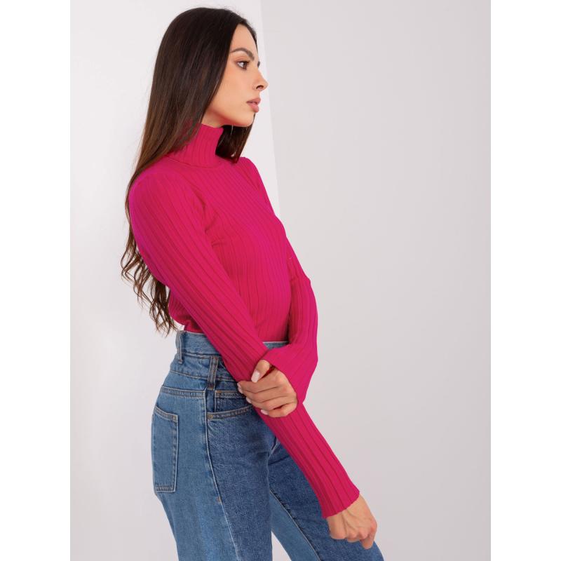 Ecru-čierny dámsky sveter s pruhmi RUE PARIS