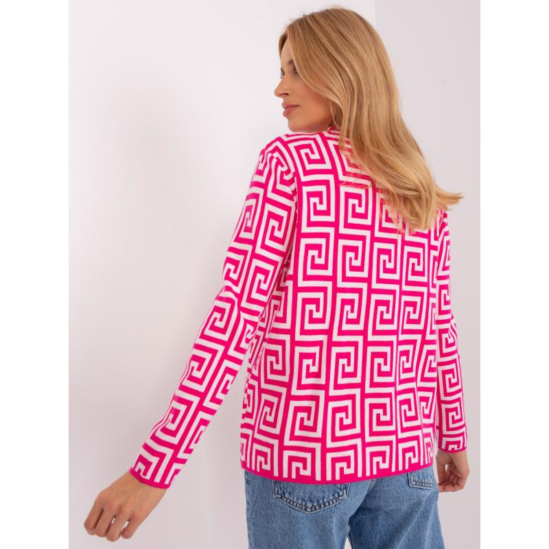 Svetloružový dámsky sveter s viskózou