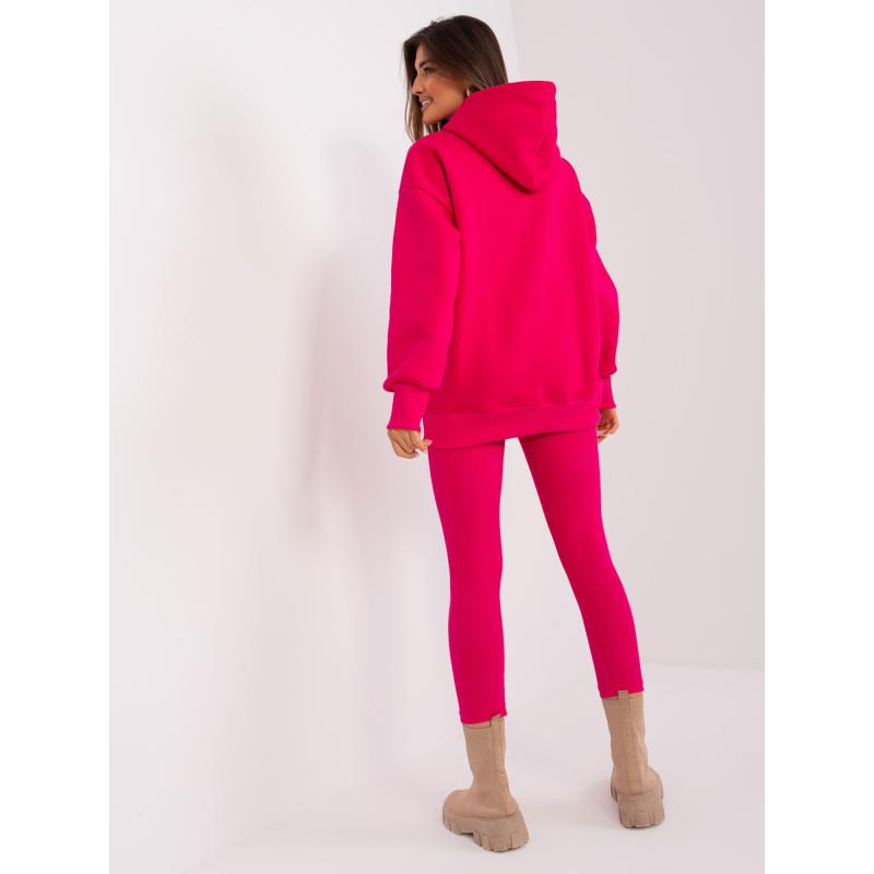 Fuchsiová ležérna súprava s mikinou