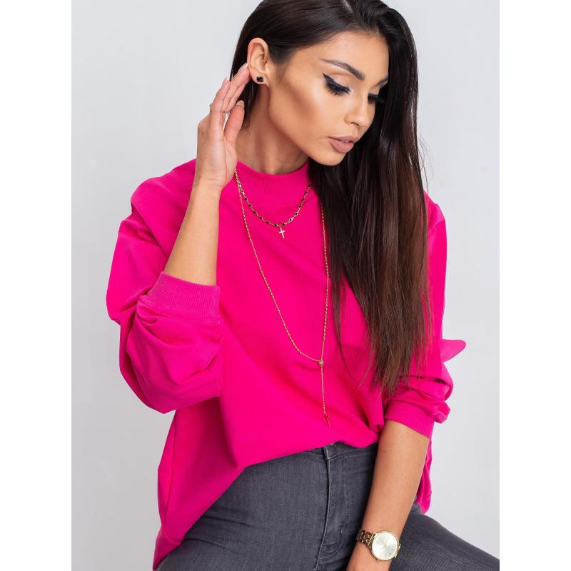 Fukszia színű pulóver Twist