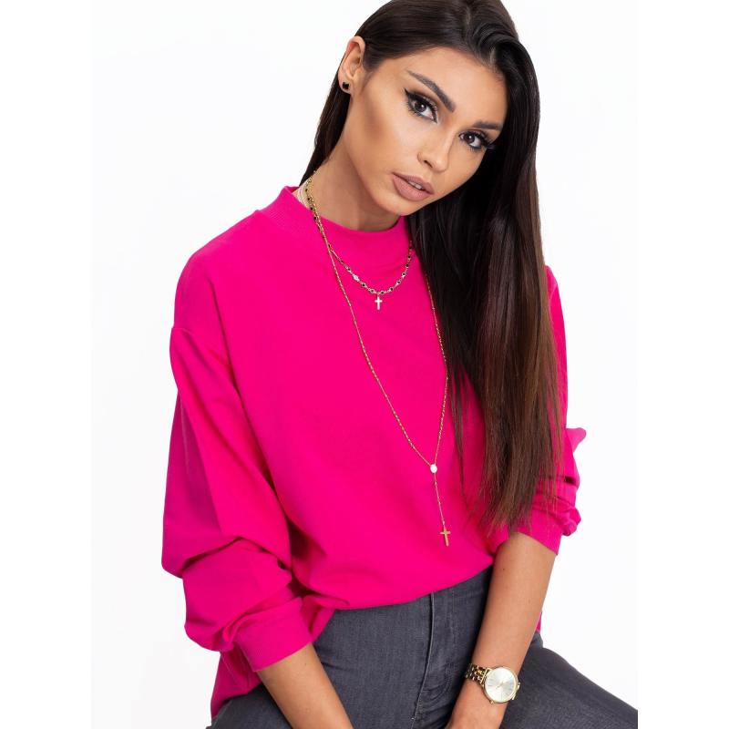 Fukszia színű pulóver Twist