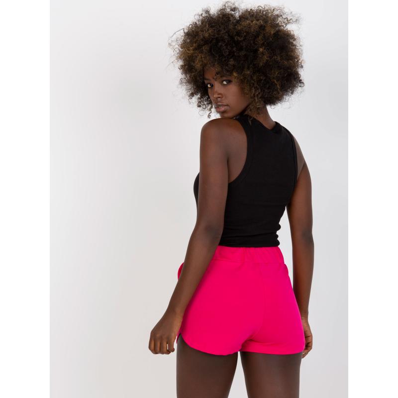 Fuchsiové basic tepláky s vreckami