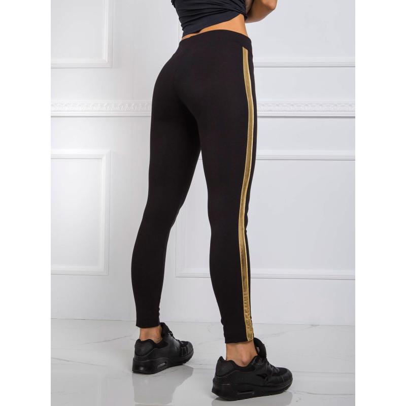 Čierno-zlaté legíny Rissa RUE PARIS