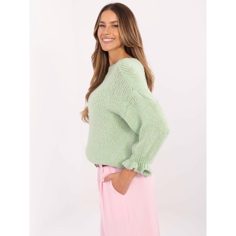 Ecru dámský svetr s krátkými rukávy