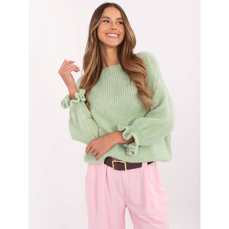 Ecru dámský svetr s krátkými rukávy