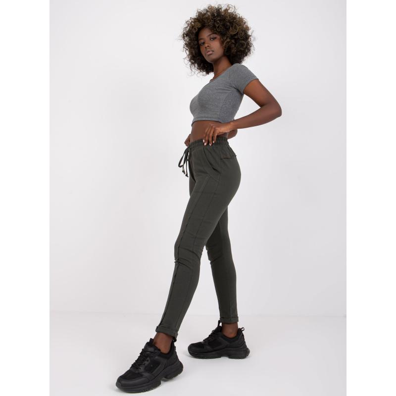 Sötét khaki Nyitható nadrág