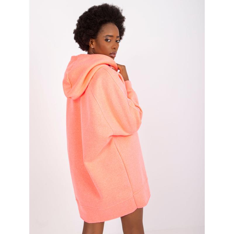 Fluoreszkáló rózsaszín alap pulóver kapucnival Canberra