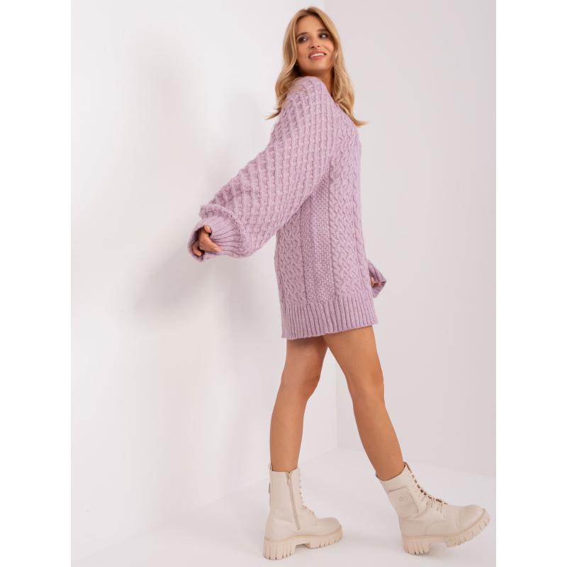 Ecru női pulóver applikációval