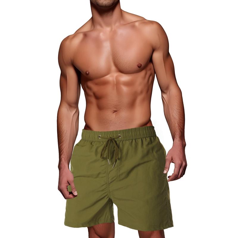 Pánske plavky olivové